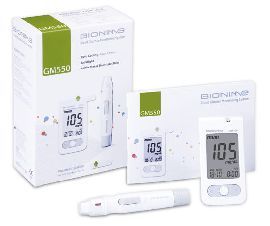 Picture of Bionime Blood Glucose Monitoring Kit GM550