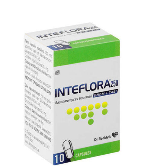 Picture of Inteflora 250mg Capsules 10's