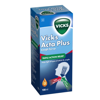 Picture of Vicks Acta Plus Cough Syrup 100ml