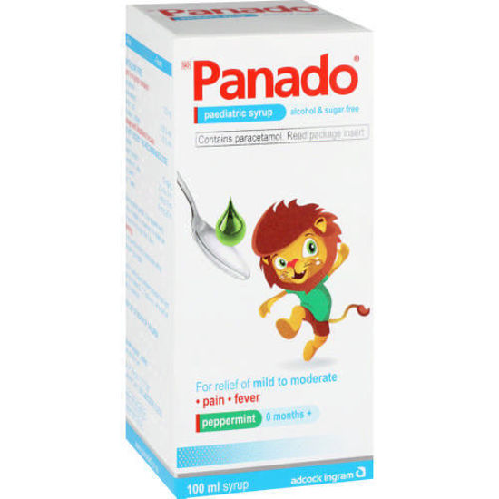 Picture of Panado Paediatric Syrup Alcohol & Sugar Free 100ml