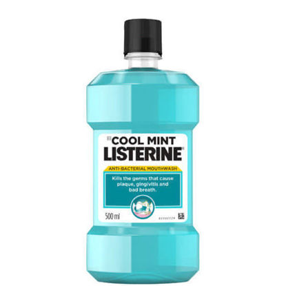 Picture of Listerine Cool Mint Anti-Bacterial Mouthwash 500ml