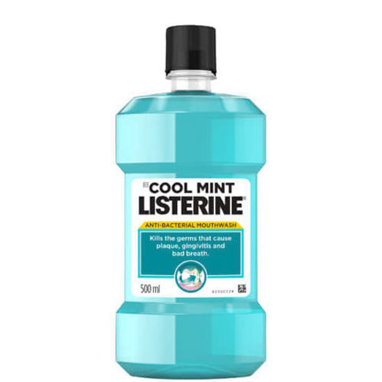 Picture of Listerine Cool Mint Anti-Bacterial Mouthwash 500ml