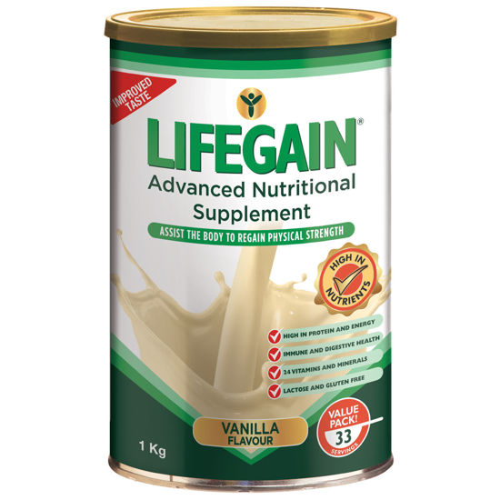 Picture of Lifegain Advanced Vanilla Powder 1Kg