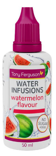 Picture of Tony Ferguson Water Infusion Drops 50ml - Watermelon
