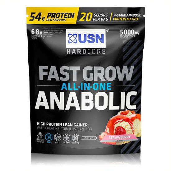 Picture of USN Fast Grow Anabolic Strawberry 1kg