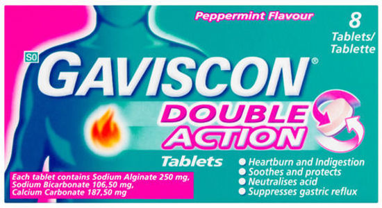 Picture of Gaviscon Double Action Tablets 8's