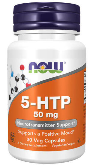 Picture of Now Foods 5-HTP 50mg Capsules 30's