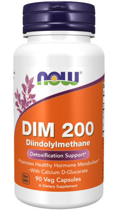 Picture of Now Foods DIM 200 with Calcium D-Glucarate Veg Caps 90's