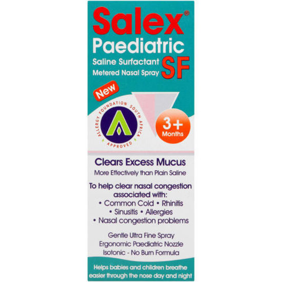 Picture of Salex Paediatric Saline Sufactant (SF) Nasal Metered Spray 30ml