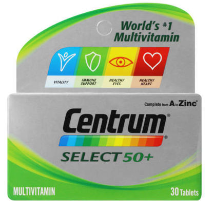 Picture of Centrum Select 50+ 30 Tablets