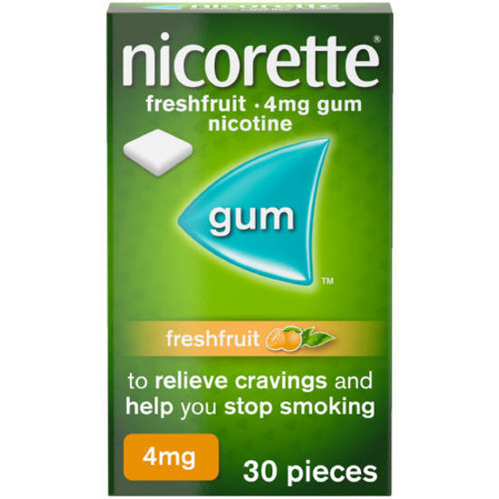 Picture of Nicorette Freshfruit Nicotine Gum 4mg - 30 pieces